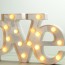 Letras love luces