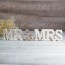 Letras Mr Mrs madera