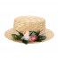 Sombrero canotier boda