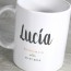 Taza dama de honor personalizada