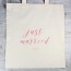 Tote bag Just Married personalizable