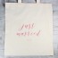 Tote bag Just Married personalizable