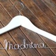 Perchas personalizadas Madrina